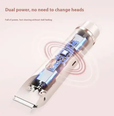 2-in-1 Women's Electric Hair Trimmer