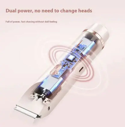 2-in-1 Women's Electric Hair Trimmer